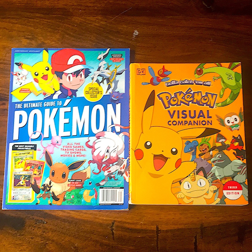 Pokemon Ultimate Guide Mag + DK Pokemon Visual Companion Third Edition